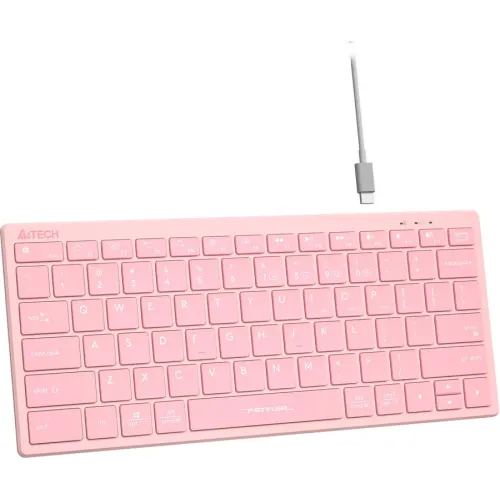 Клавиатура A4 Fstyler FBX51C розовый