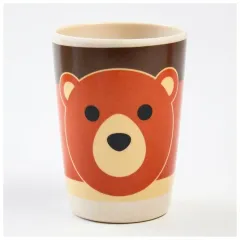 Набор столовый детский бамбук. КРОШКА Я «Мишка», 5 пр. (тарелка, миска, стакан, приборы)(4780232)