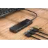 Коммутатор USB 2.0 HARPER HUB-04P Black 