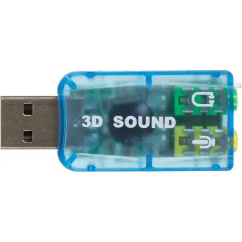Звуковая карта USB TRUA3D (C-Media CM108) 2.0 channel out 44-48KHz (5.1 virtual channel) RTL