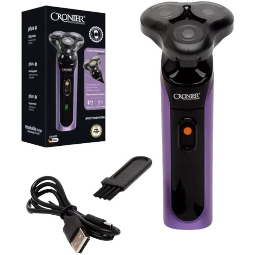 Бритва Cronier CR-9095 фиолетовая (*6)