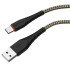 Кабель USB 2.0 A вилка - Type C 1 м Borofone BX25 3А  нейлон черный
