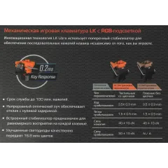 Клавиатура A4 Bloody B975 механическая черный