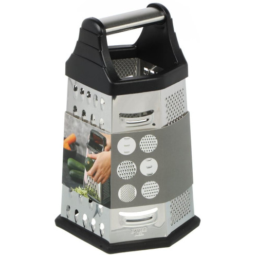 Терка ручная Daniks, 22 см, 4 гр., нерж. (Y4-8862)(485176)