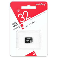 Карта micro-SD 32GB SMARTBUY Class10 LE