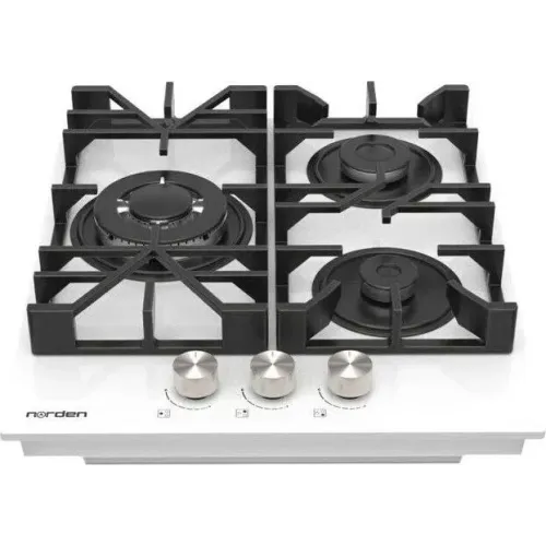 Стол газовый NORDEN AZTECH 42GT WHG FFD белый