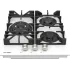 Стол газовый NORDEN AZTECH 42GT WHG FFD белый