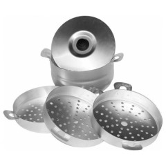 Мантоварка КАЛИТВА 180635, 26 см, алюм. 6,0л., 3 сетки (108844)