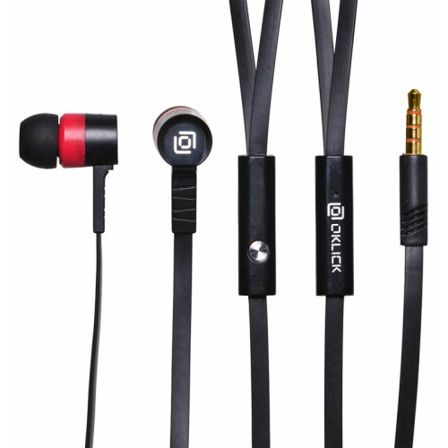 Гарнитура Oklick HS-S-220 красный/черный