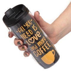 Термокружка DANIKS  0.38 л Кофе 2 YYCF001-11