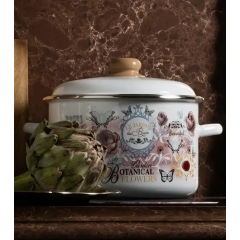 Кастрюля APPETITE Roses, эмаль, 3,0л (1RD181М)