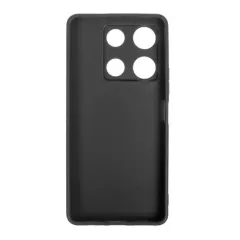 Бампер Infinix Note 30 Pro  Borasco Microfiber Case черный