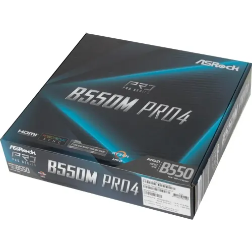 М/П SOC-AM4 Asrock B550M PRO4 4xDDR4 mATX