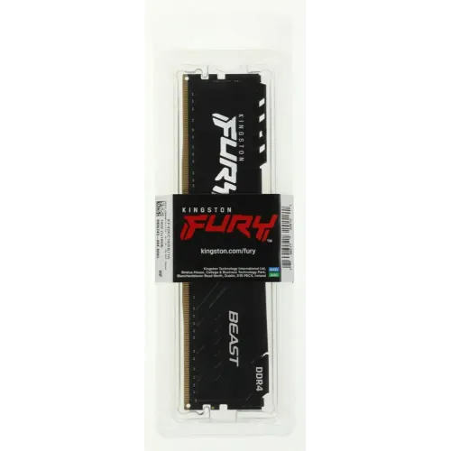 Память DDR4 16Gb 2666MHz Kingston Fury Beast Black (KF426C16BB/16)