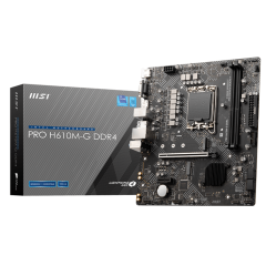М/П SOC-1700 MSI PRO H610M-G 2xDDR5 mATX AC`97 8ch(7.1) GbLAN+VGA+HDMI+DP