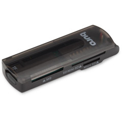 Карт-ридер Buro BU-CR-108 черный