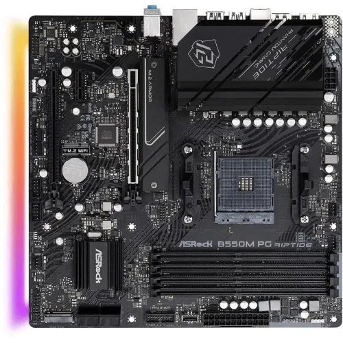 М/П SOC-AM4 Asrock B550M PG RIPTIDE 4xDDR4 mATX