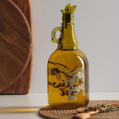 Бутылка для масла HEREVIN Олива,стекло,1000 мл (151041-804)(828-262)