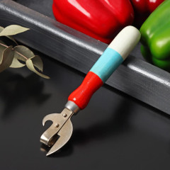 Нож консервный «Триколор», с дер. ручкой (9156286)