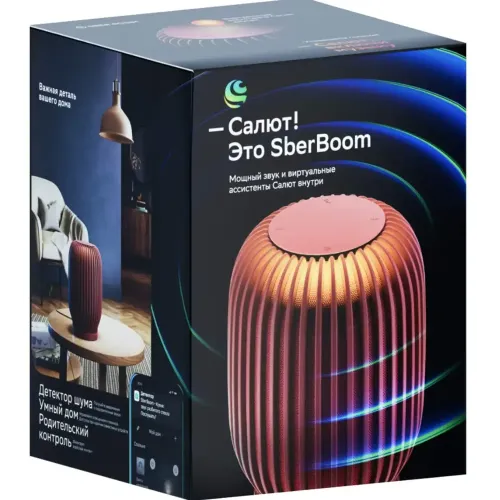 Умная колонка SBER Sberboom красный