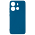 Бампер Tecno Spark Go 2023/Pop 7 Pro ZIBELINO Soft Matte синий с микрофиброй