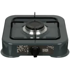 Настольная газовая плита HOMESTAR HS-1201 (003698) черная (1 конфорка)