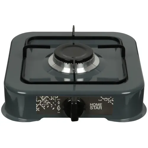 Настольная газовая плита HOMESTAR HS-1201 (003698) черная (1 конфорка)