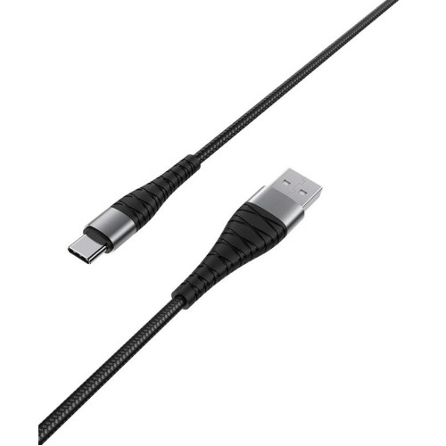 Кабель USB 2.0 A вилка - Type C 1 м Borofone BX32 Munificent 3А черный