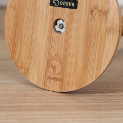 Держатель для кухонных бум. полотенец Доляна Bamboo,14х32 см, бук (6781025)