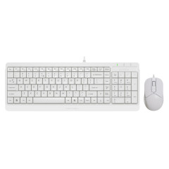 Клавиатура + Мышь A4Tech Fstyler F1512 белый (*8)