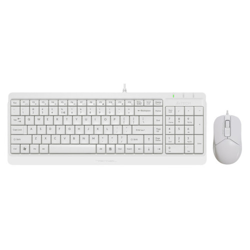 Клавиатура + Мышь A4Tech Fstyler F1512 белый (*8)