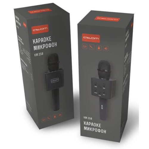 Микрофон вокальный Bluetooth ATOM KM-250