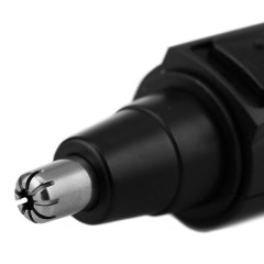 Триммер для носа и ушей CENTEK CT-2196 чёрный/хром