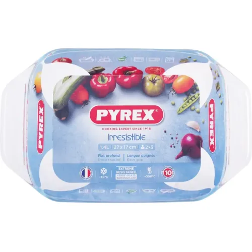 Форма для выпечки стекло Pyrex, прямоугол., 17х27 см, 1,4 л. (406B000/7046)(235905)