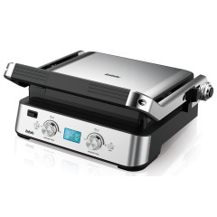 Гриль BBK BEG2004 черный/металлик