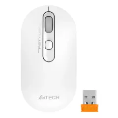 Мышь A4 Fstyler FG20 белый оптическая (2000dpi) беспроводная USB