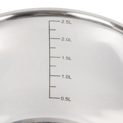 Кастрюля Daniks Орландо, нерж., индукция, 2,7 л. (GS-01435-18CA)