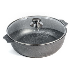 Жаровня Мечта Гранит, 32 см (36701)(6 л.) с крышкой (362478)