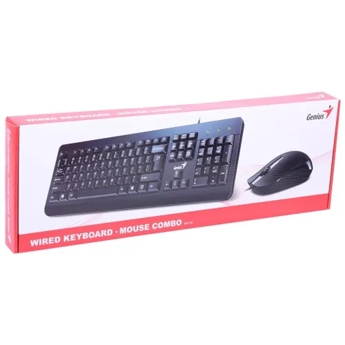 Клавиатура + Мышь Genius KM-160 черный 