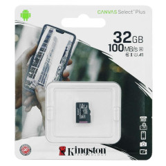 Карта SD 32 GB Kingston SDCS2/32GBSP Canvas Select Plus Class10