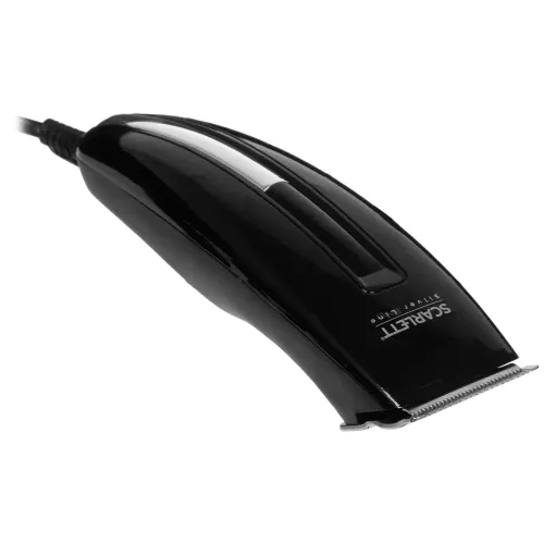 Машинка для стрижки SCARLETT SC-HC63C11 Silver Line, черная (сеть)