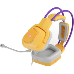 Гарнитура A4 Bloody G575 желтый/фиолетовый 2м