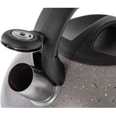 Чайник со свистком HITT Starlight , 3 л., серый мрамор (H01034)(Л6452)