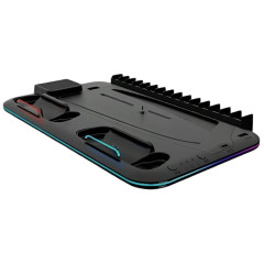 Зарядная док станция STK DZ-504 для Sony PS5 Slim c охлаждением, подсветкой, черная