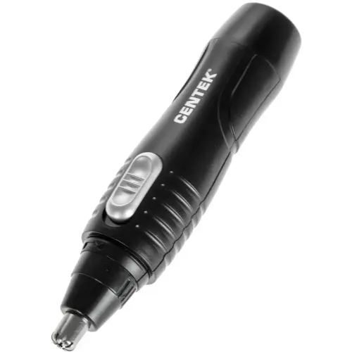 Триммер для носа и ушей CENTEK CT-2179 чёрный/серебро