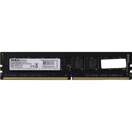 Память DDR4 8192Mb 2400MHz AMD R748G2400U2S-U Radeon R7 Performance Series RTL PC4-19200 CL16 288-pi