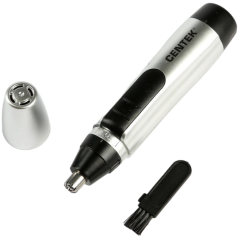 Триммер для носа и ушей CENTEK CT-2180 серый/черный
