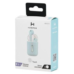 Гарнитура Bluetooth HARPER HB-513 BLUE