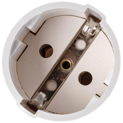 Розетка IEK 2P+E, 16А белая ERP10-16-01-K01