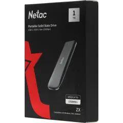 SSD USB 1Tb Netac USB-C NT01ZX-001T-32BK ZX 1.8